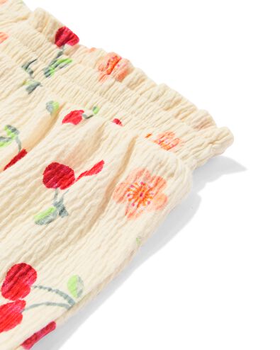 Kinderbekleidungsset mit Blumen ecru - 30866808ECRU - HEMA