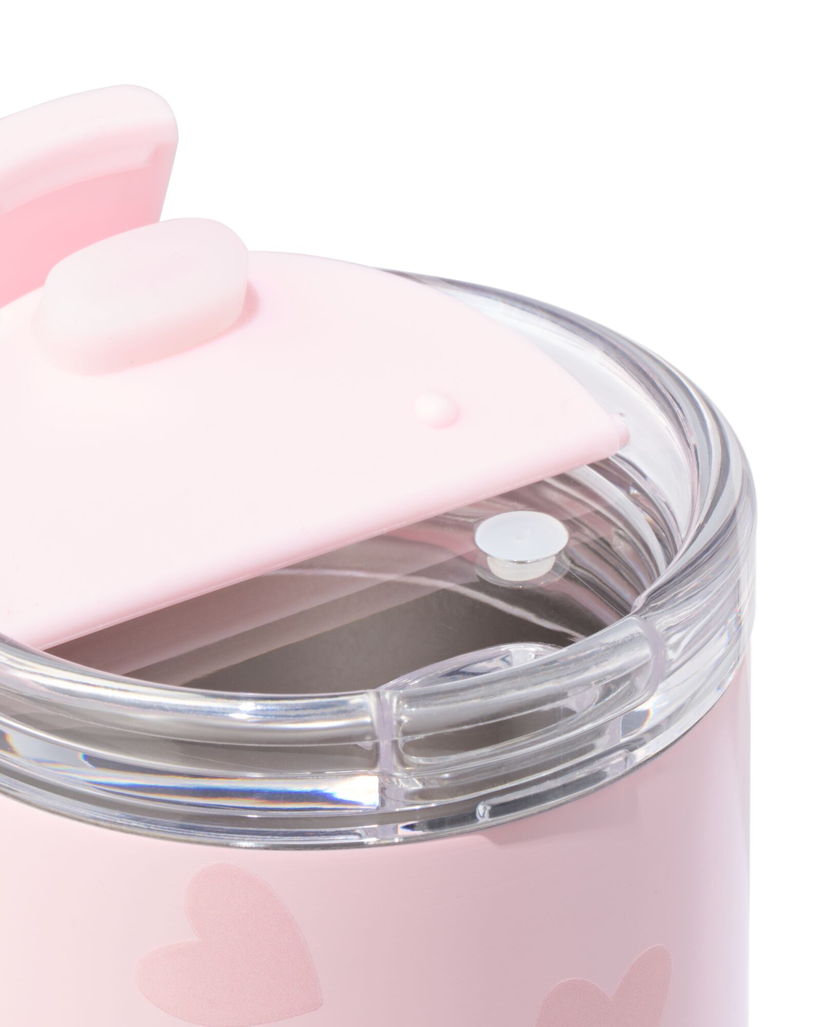 tasse à café à emporter 350 ml inox cœurs - 60102006 - HEMA