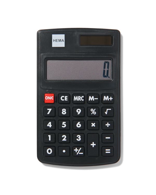 calculatrice 10x6 - 14860002 - HEMA