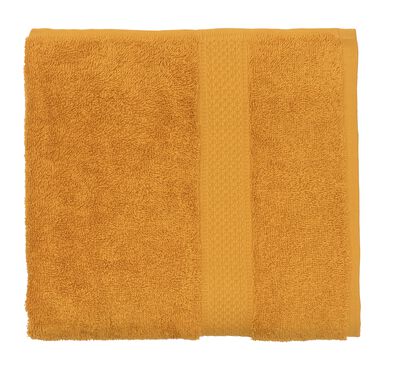 handdoek zware kwaliteit okergeel handdoek 50 x 100 - 5220022 - HEMA