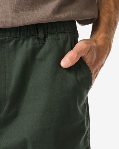 heren korte broek Jan  donkergroen - 2140601DARKGREEN - HEMA