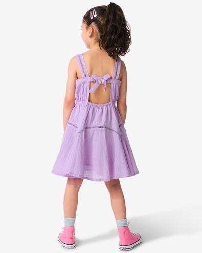 kinderjurk A-lijn paars - 30844507PURPLE - HEMA