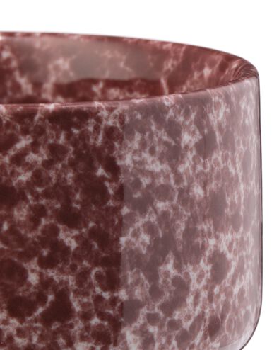 mug &agrave; caf&eacute; 220 ml fa&iuml;ence mouchet&eacute;e rouge - 80660355 - HEMA