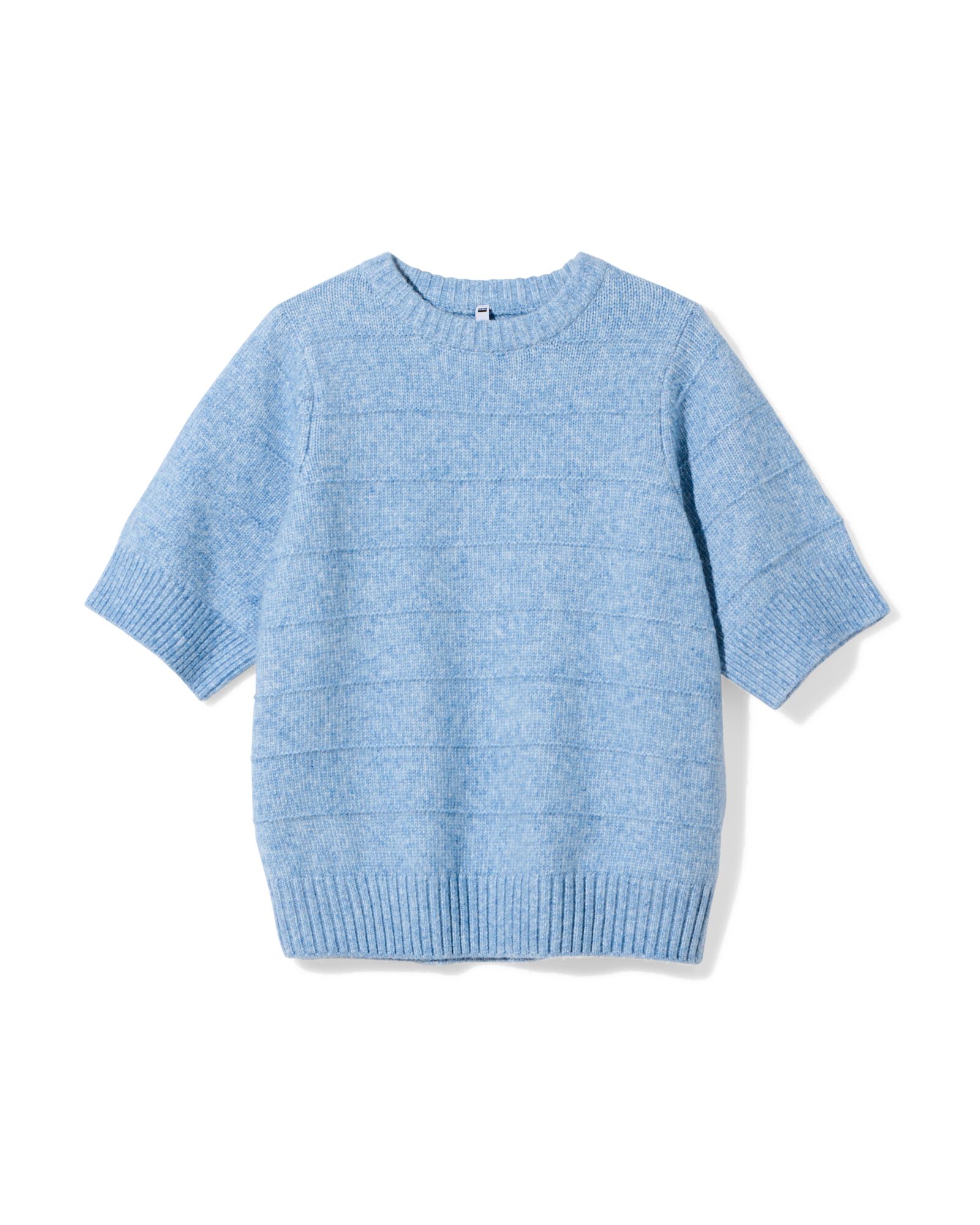 pull femme Fyra en maille bleu bleu - 36207260BLUE - HEMA