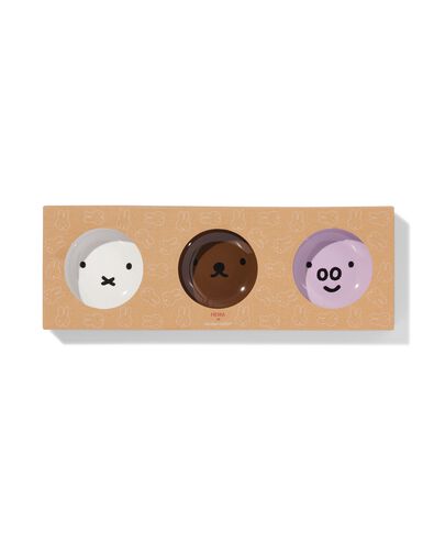 Schale &Oslash; 13 cm Keramik Miffy &ndash; 3 St&uuml;ck - 60410223 - HEMA