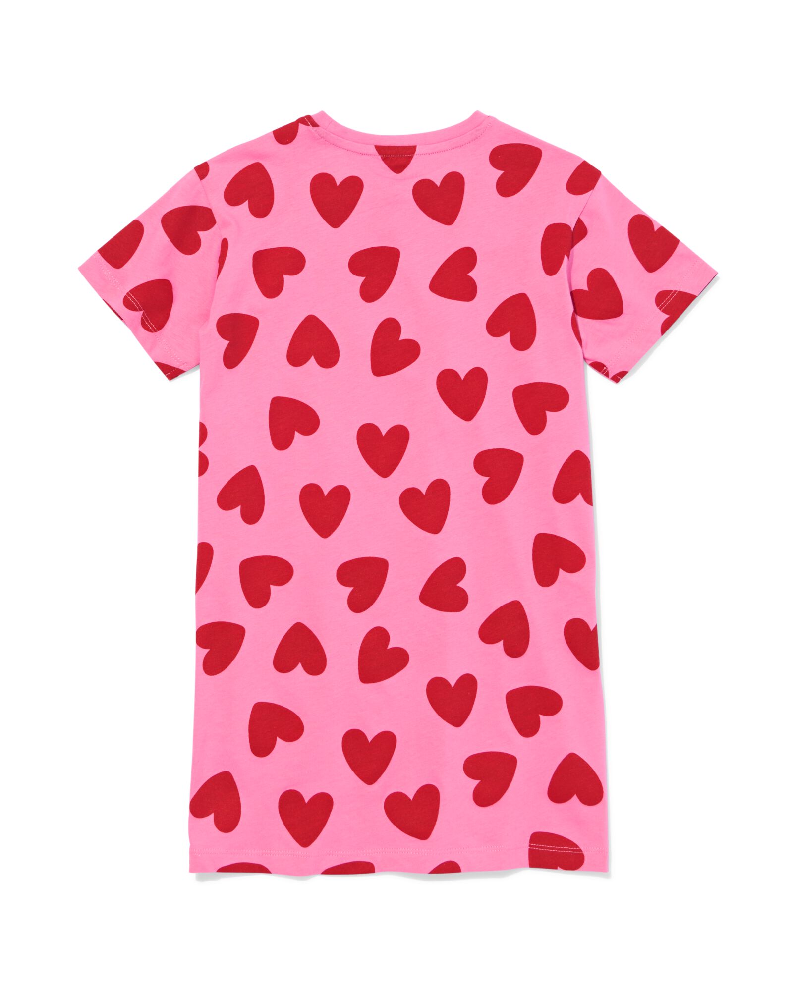 Kinder-Nachthemd, Muttertag, Herzchenmuster rosa - 23001080PINK - HEMA