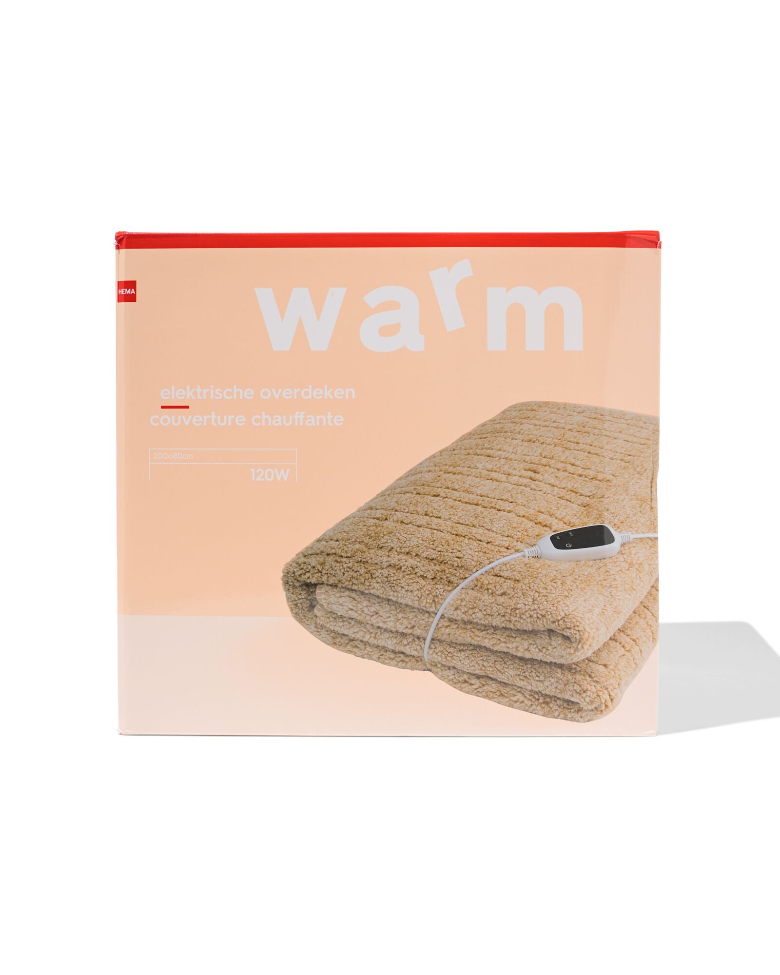 couverture électrique 180x200cm - 80020019 - HEMA