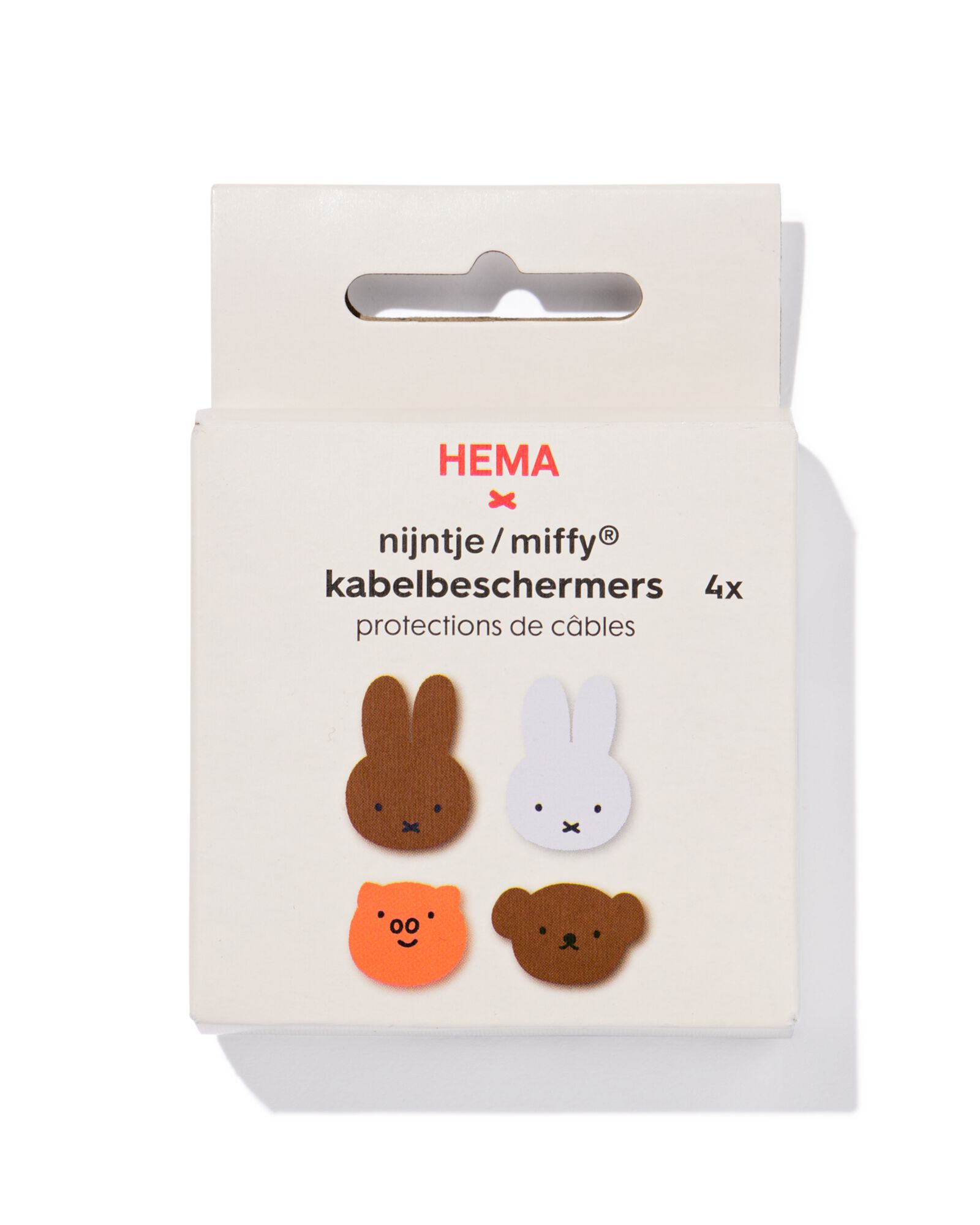 kabelbijters nijntje - 4 stuks - 39620114 - HEMA