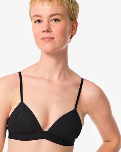 Vorgeformter, b&uuml;gelloser BH schwarz schwarz - 21970715BLACK - HEMA