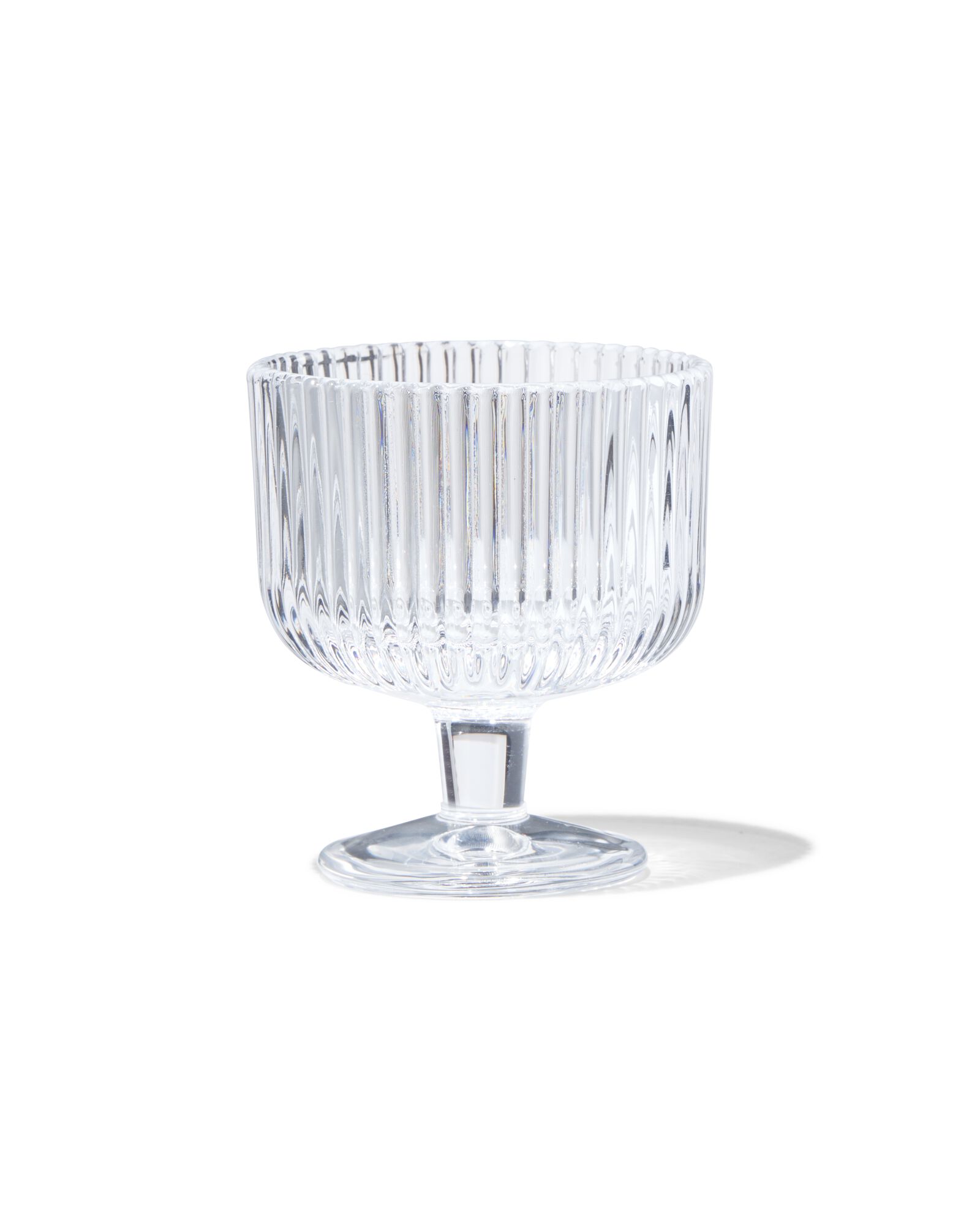 verre ap&eacute;ritif Bergen rayure relief 70ml - 9401079 - HEMA