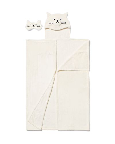 snuggle deken en slaapmasker kat - 15100390 - HEMA
