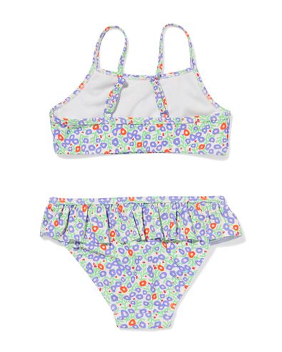 kinderbikini bloemen lila - 22250270LILAC - HEMA