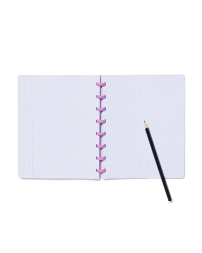 Ringbuch A5 5&nbsp;&times;&nbsp;5&nbsp;mm Lila - 14150121 - HEMA