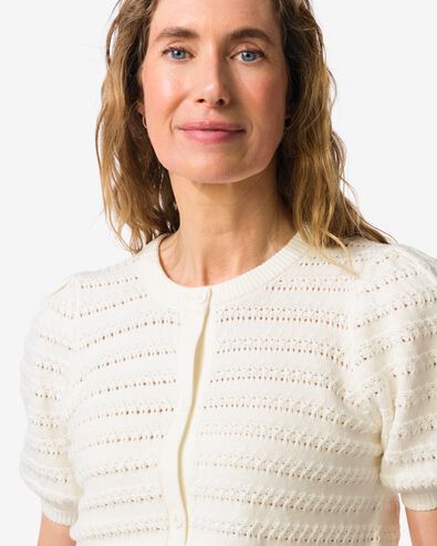 Damenjacke Fina, Feinstrick wei&szlig; wei&szlig; - 36207740WHITE - HEMA