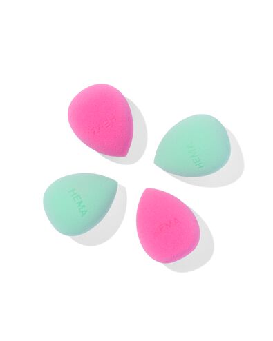 mini &eacute;ponge &agrave; maquillage - lot de 4 - 11201034 - HEMA