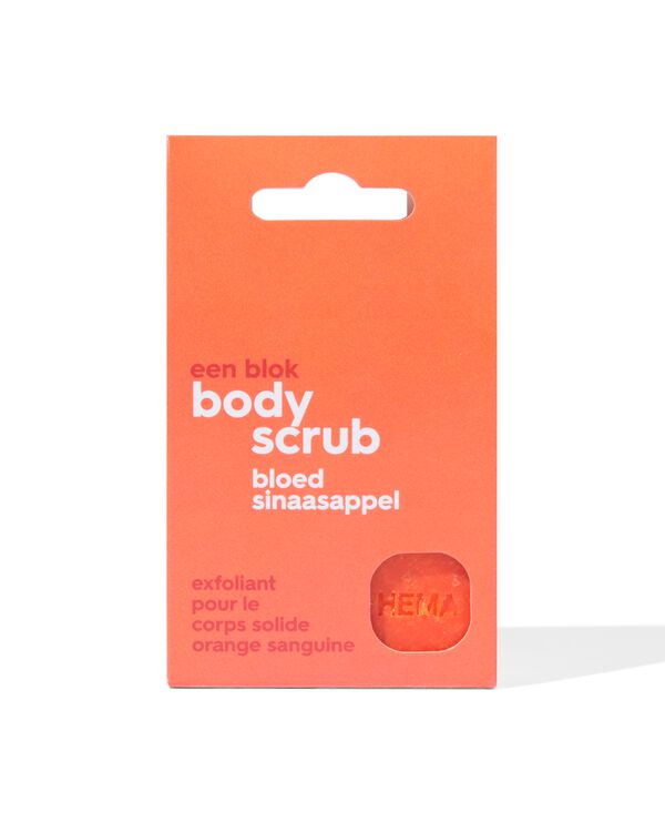 blok body scrub sinaasappel 65g - 11300056 - HEMA