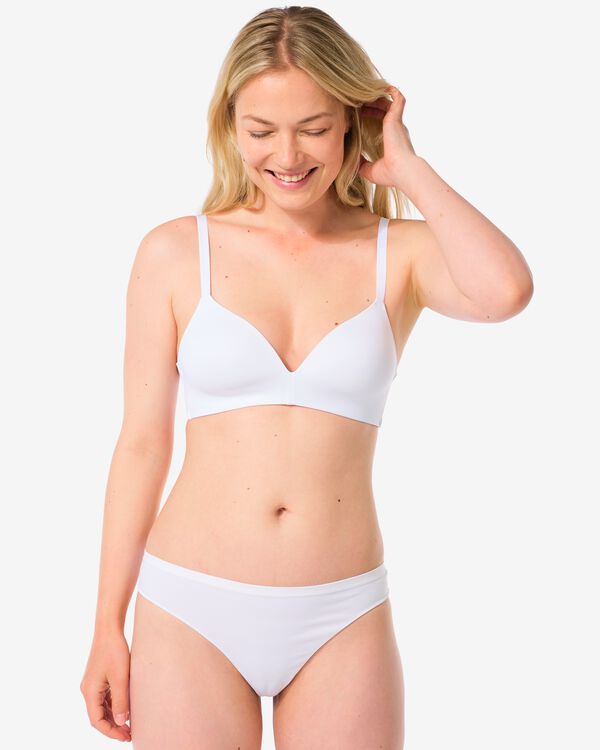 string femme sans coutures microfibre blanc blanc - 1000002256 - HEMA