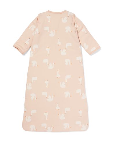 slaapzak met afneembare mouwen katoen 3.0tog ganzen roze roze - 33365750PINK - HEMA