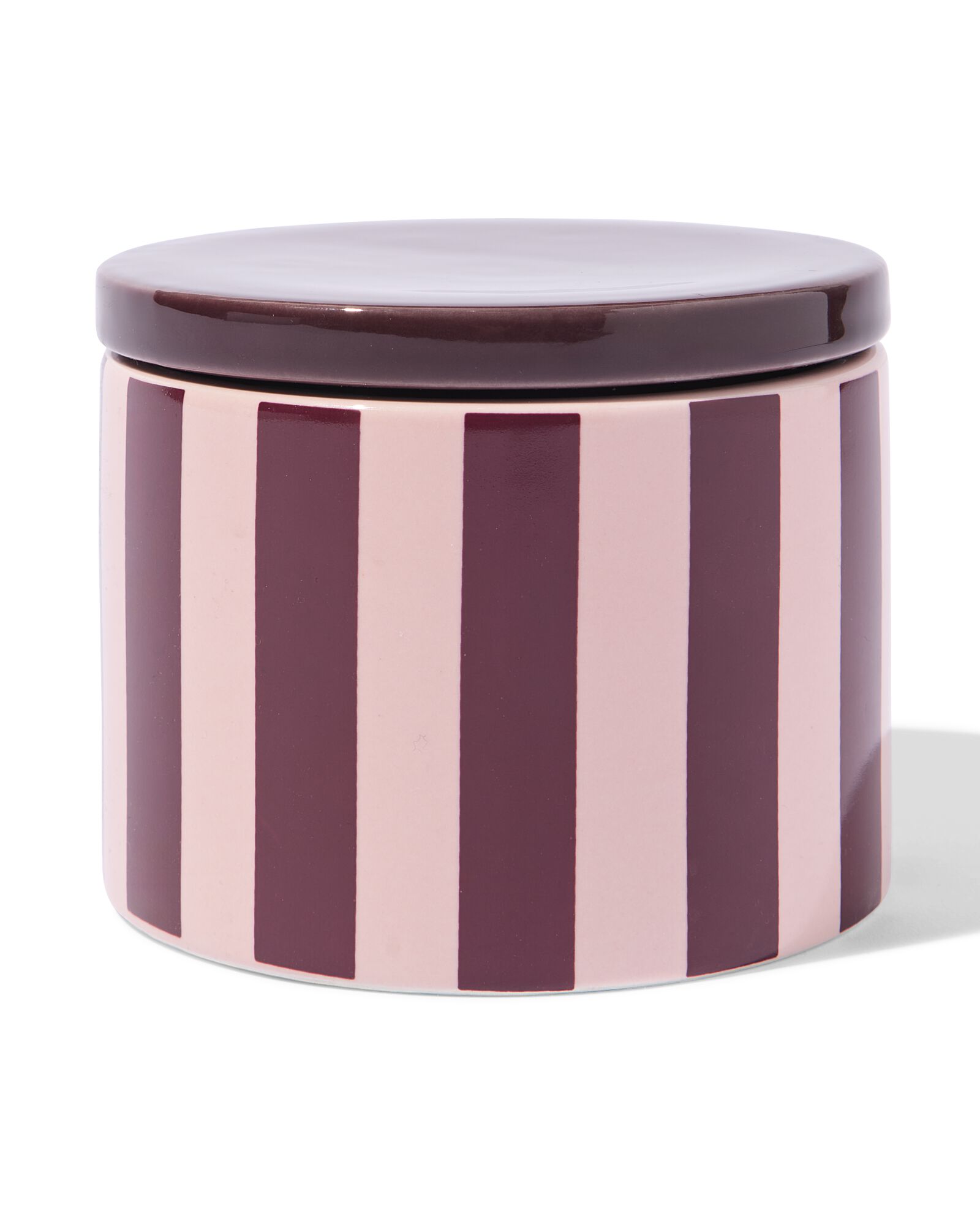 bougie d'ext&eacute;rieur ⌀11x8,7cm &agrave; rayures - 41800156 - HEMA