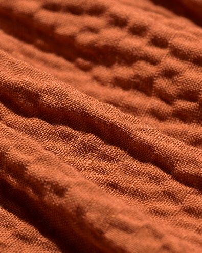 kinderjurk A-lijn geborduurd bruin bruin - 30847300BROWN - HEMA