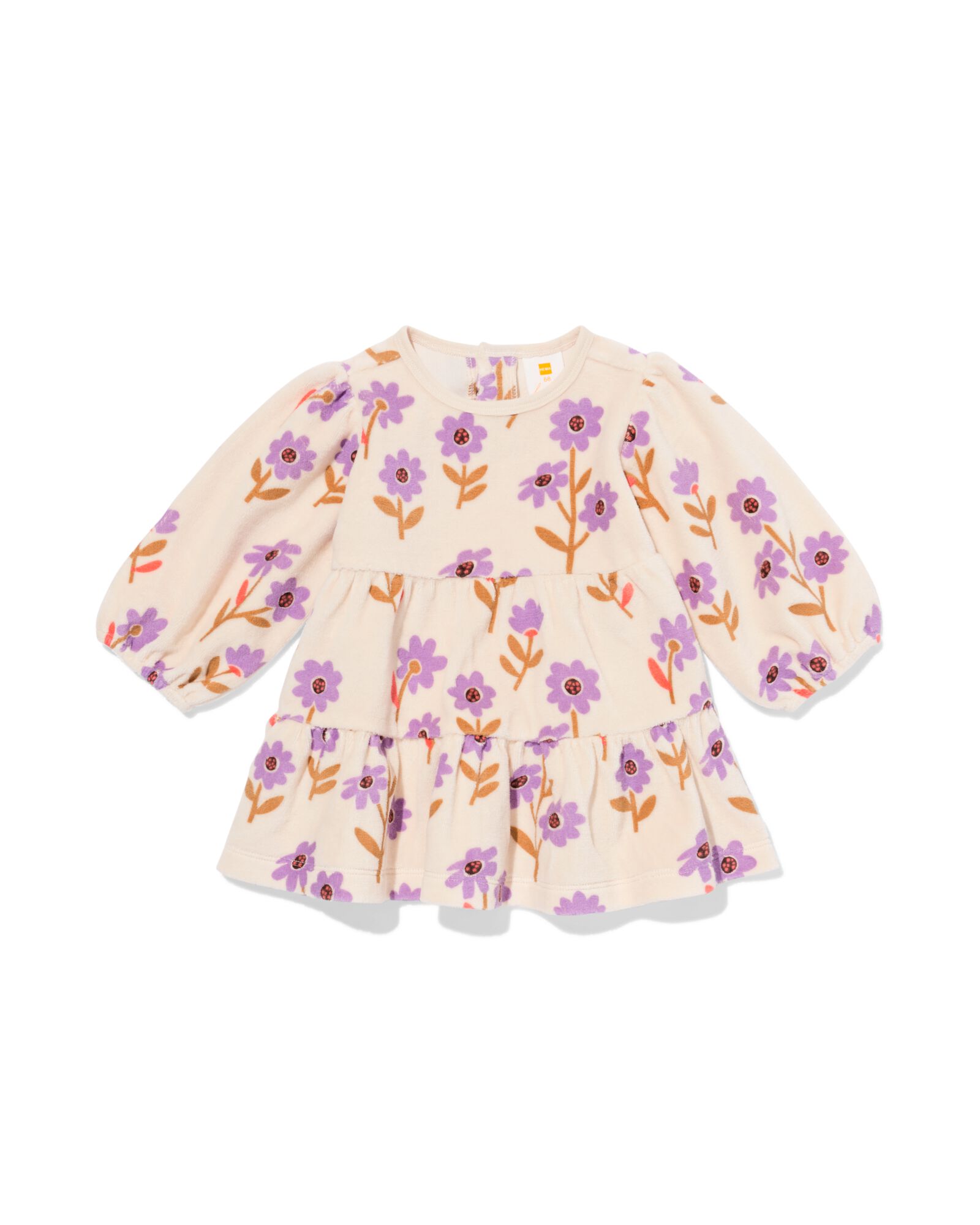 robe enfant fleurs &eacute;cru &eacute;cru - 33045670ECRU - HEMA