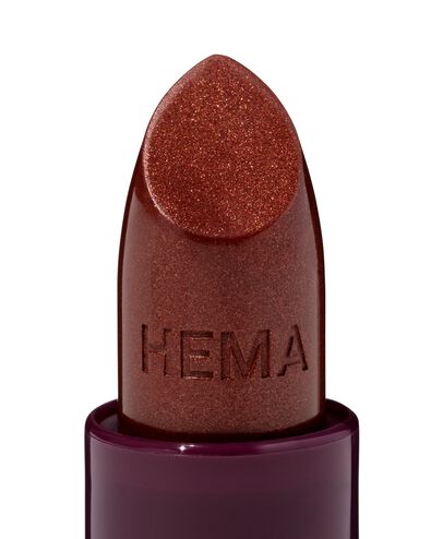 navulling moisturising lipstick 35 chocolate chip - satin - 11230435 - HEMA