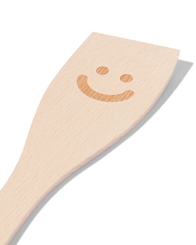 spatule en bois visage - 80840022 - HEMA