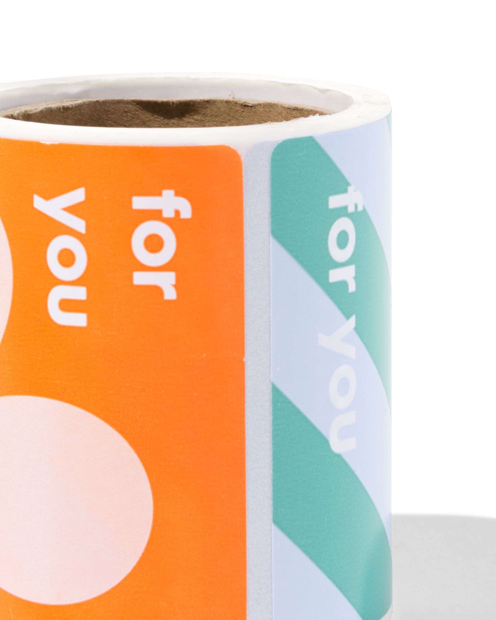 sluitstickers op rol print - 60 stuks - 14100151 - HEMA