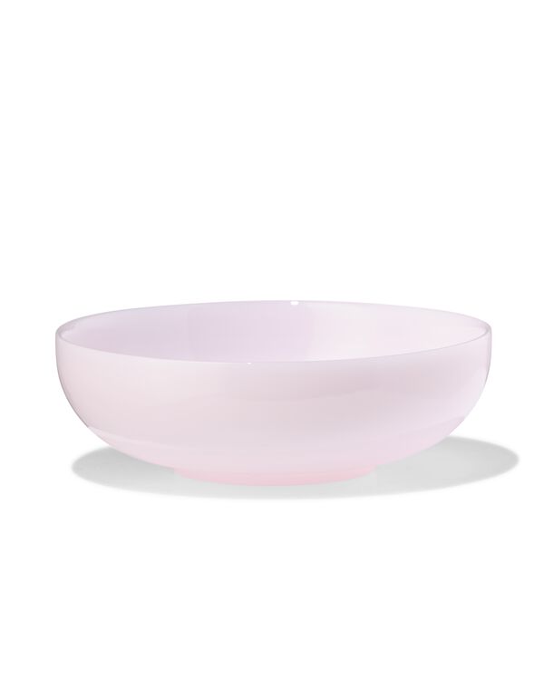 bol ⌀14,5cm verre effet marbre rose - 9650374 - HEMA