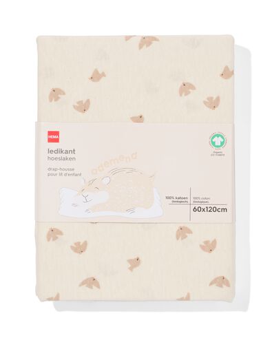 drap-housse pour lit d'enfant 60 x 120 cm oiseaux - 33357840 - HEMA