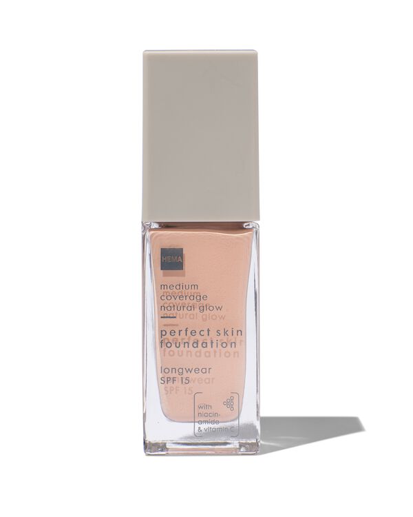 perfect skin foundation SPF15 02 ivory rose - 11290352 - HEMA