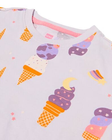 Kindernachthemd, Eist&uuml;ten, mit Puppenpyjama violett violett - 23002260PURPLE - HEMA
