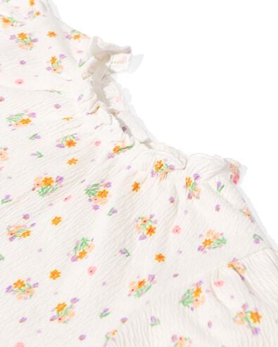 Baby-Tunika, Blumen eierschalenfarben eierschalenfarben - 33045850OFFWHITE - HEMA