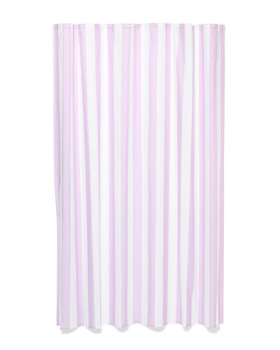 rideau de douche 180x200cm rayures lilas  - 80330058 - HEMA