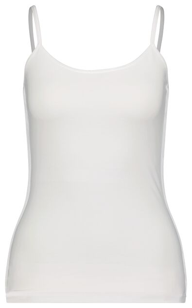 débardeur femme doux coton blanc M - 19613752 - HEMA