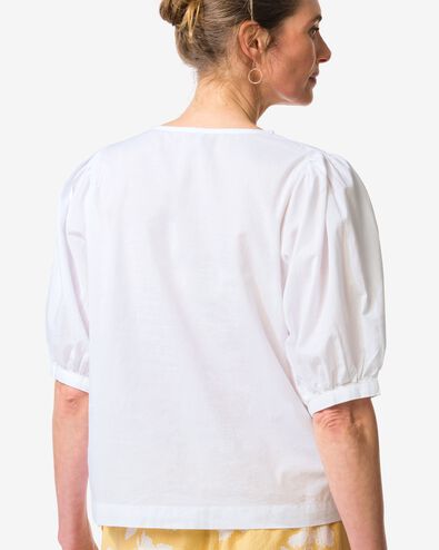 chemisier femme Sophie blanc blanc - 36203730WHITE - HEMA