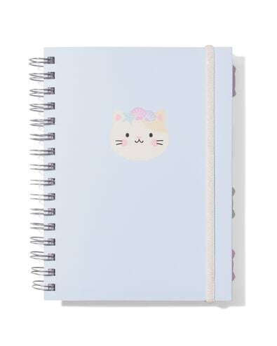 cahier &agrave; spirale 4-en-1 A5 lignes - 14102215 - HEMA