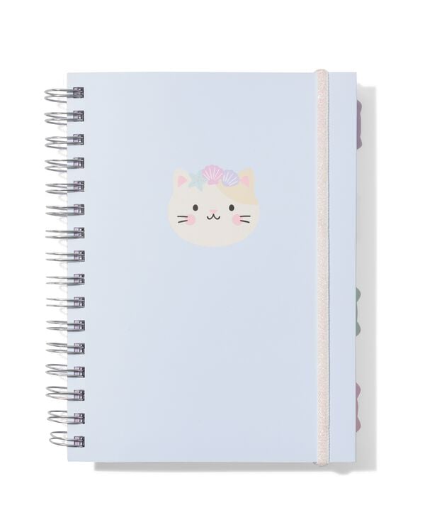 cahier &agrave; spirale 4-en-1 A5 lignes - 14102215 - HEMA