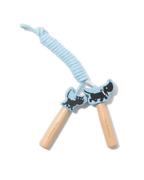 Takkie en Siepie springtouw hout - 15800029 - HEMA