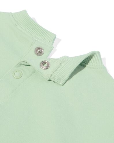 Baby-Sweatshirt, Frottee-Gans mintgrün mintgrün - 33038450MINTGREEN - HEMA