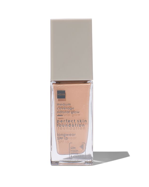 Perfect Skin Foundation, LSF 15, 09 Golden Beige - 11290359 - HEMA