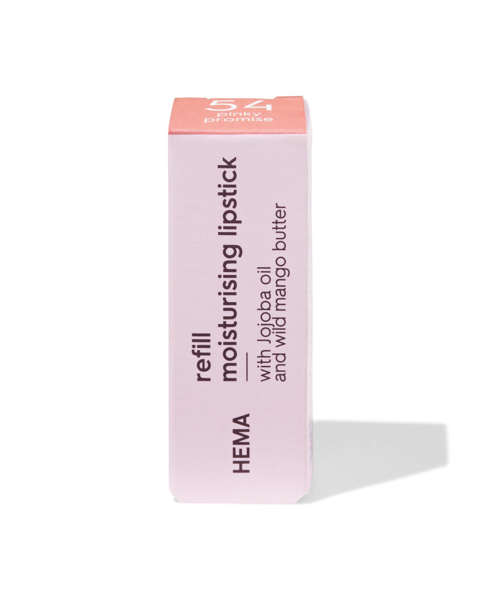 navulling moisturising lipstick 54 pinky promise - satin - 11230454 - HEMA