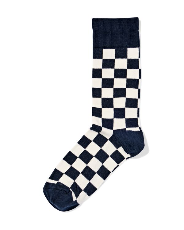 Herrensocken, kariert dunkelblau dunkelblau - 4170440DARKBLUE - HEMA