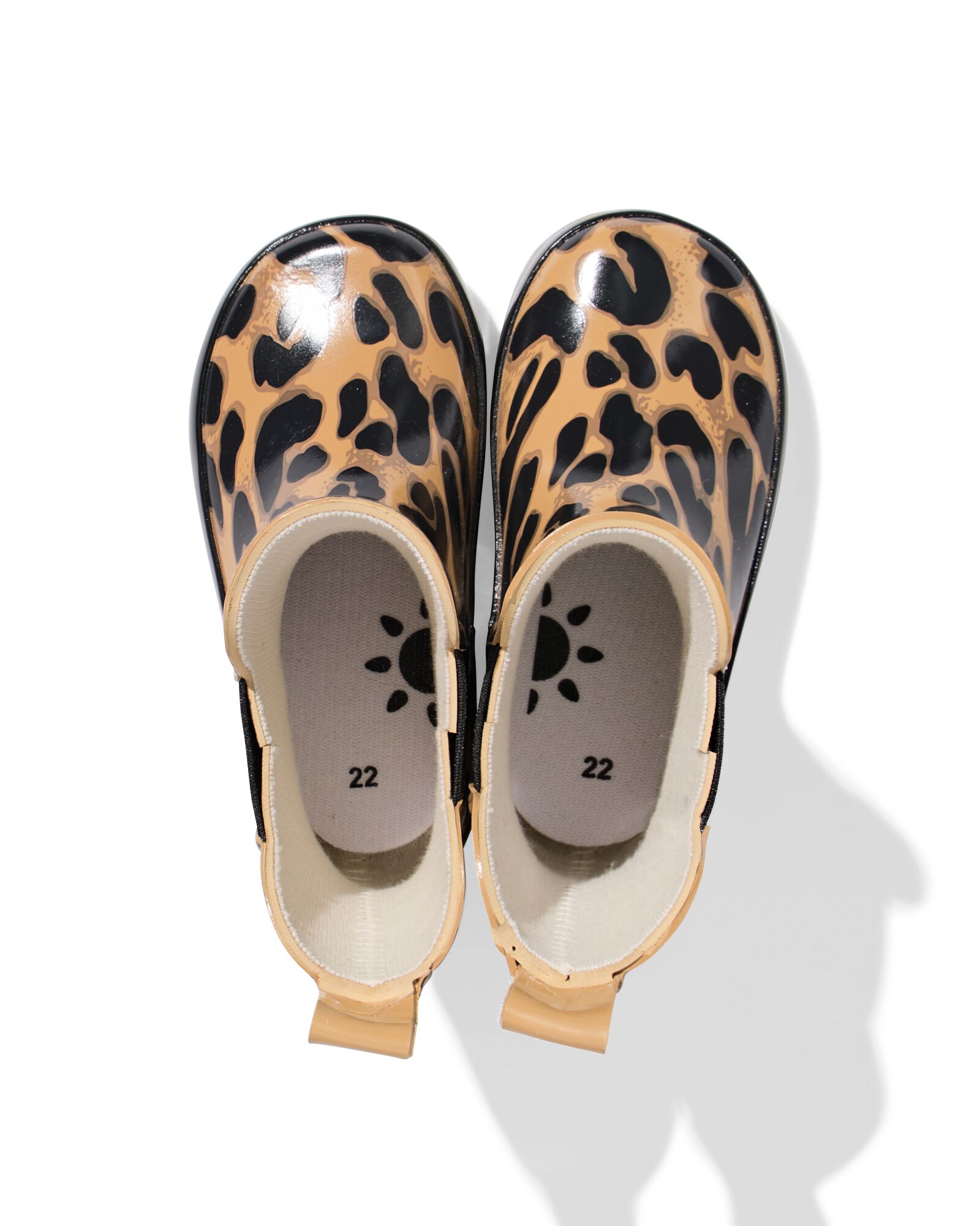 baby regenlaarzen rubber bruin - 33250310BROWN - HEMA