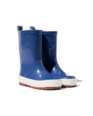 bottes de pluie bébé caoutchouc bleu bleu - 1000029891 - HEMA