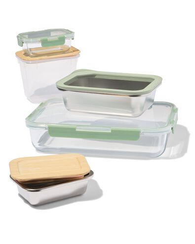 pick en mix vershouddoos en deksel deksel glas - L mix - 80810523 - HEMA