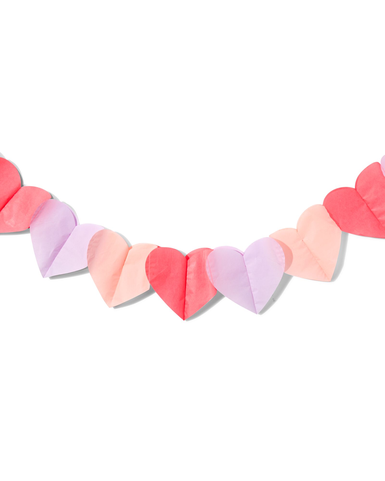 slinger papier hartjes 5m - 14280228 - HEMA