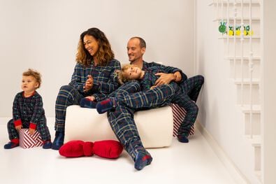 War Child babypyjama velours ruiten multi multi - 33300170MULTI - HEMA