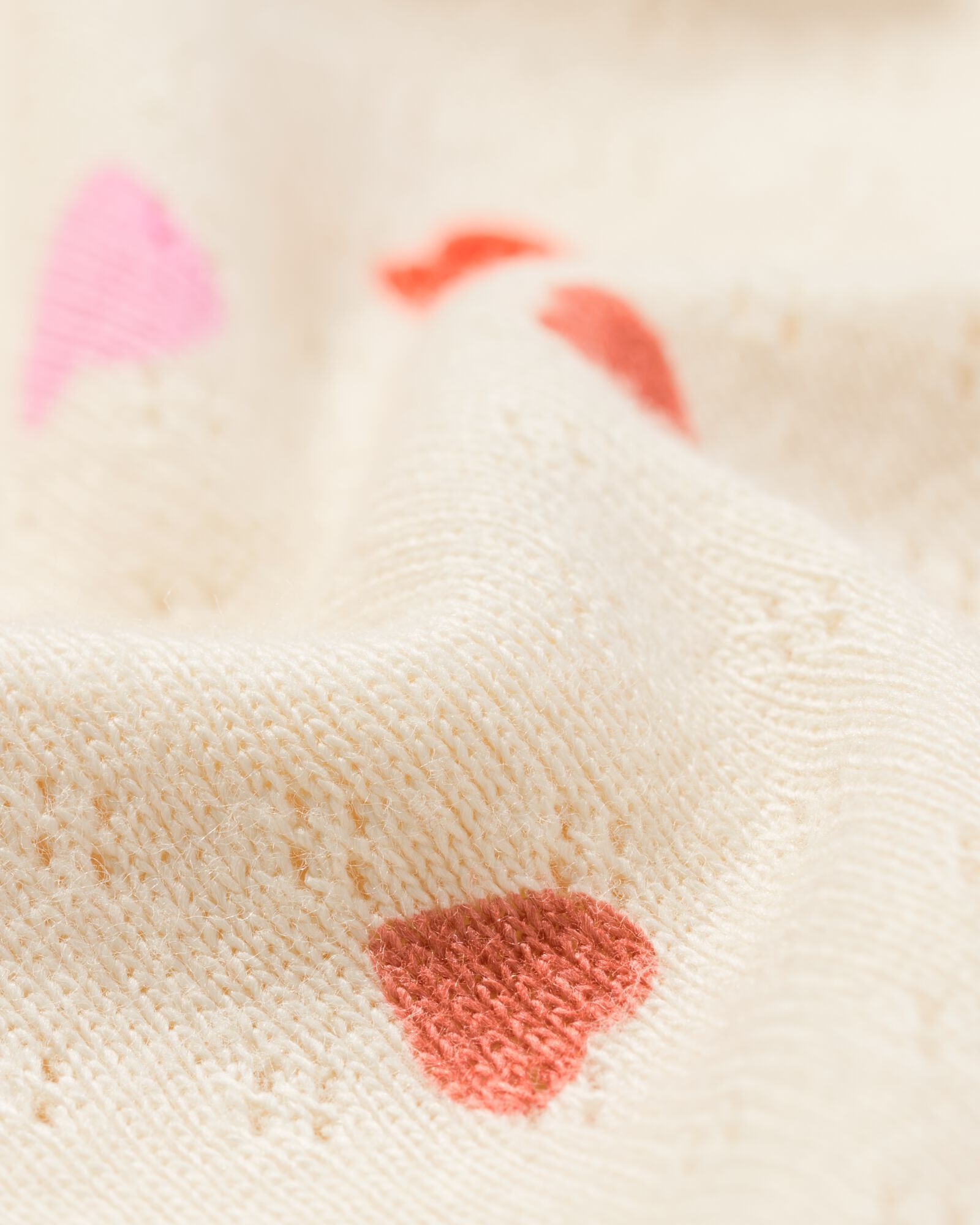 Newborn-T-Shirt mit Kragen, Herzen ecru ecru - 33427620ECRU - HEMA