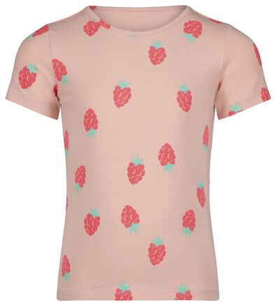Kinder-T-Shirt, Himbeeren rosa - 1000024059 - HEMA